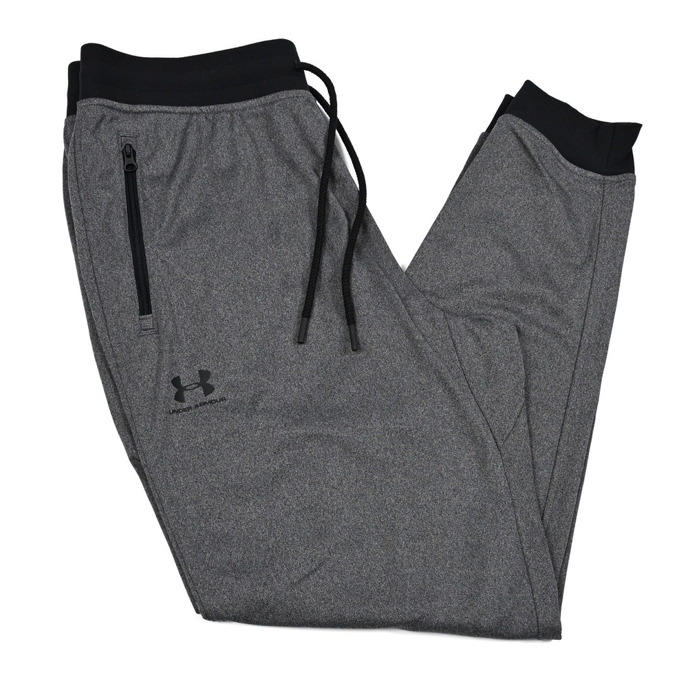 Under Armour Sportstyle Joggers Mens Large Charcoal Gray Zipper‎ Pockets Gym